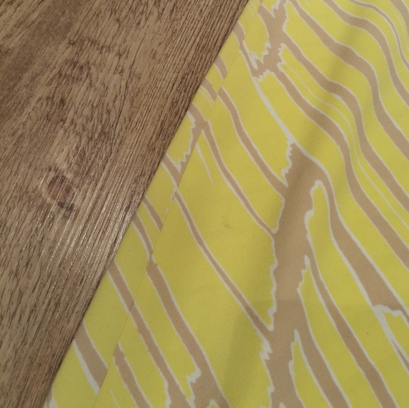 Yellow wide leg pants trousers - Picture 7 of 8